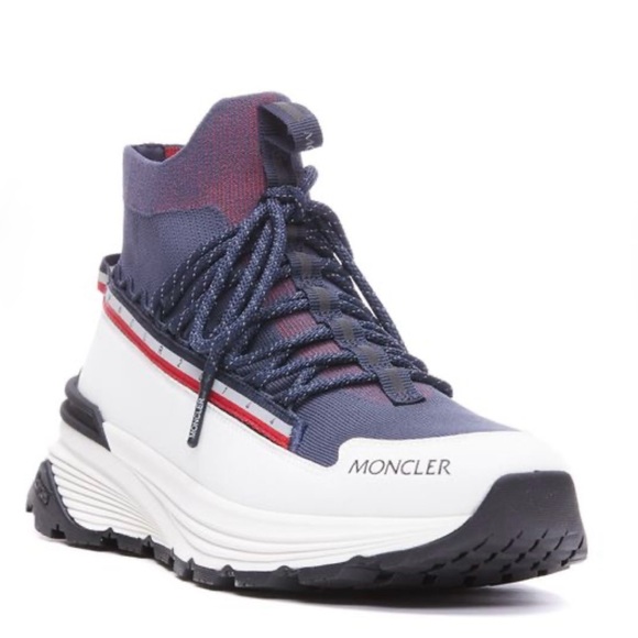 Moncler Other - NWT Moncler Monte Runner High 'White Navy' | Size 43 (US 10) | Sneaker